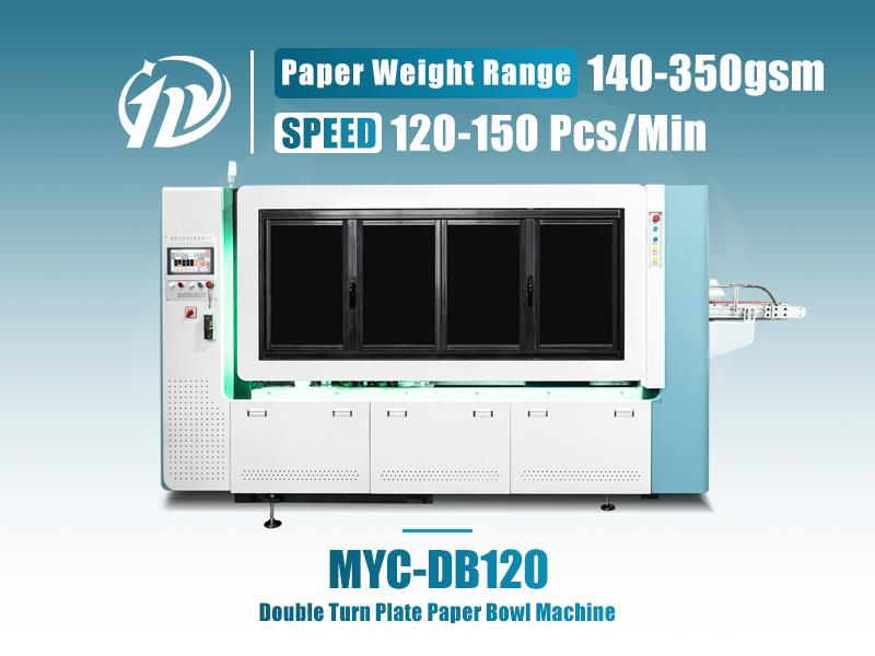MYC-DB120 Double Turn Plate Paper Bowl Machine 120-150 pcs/min