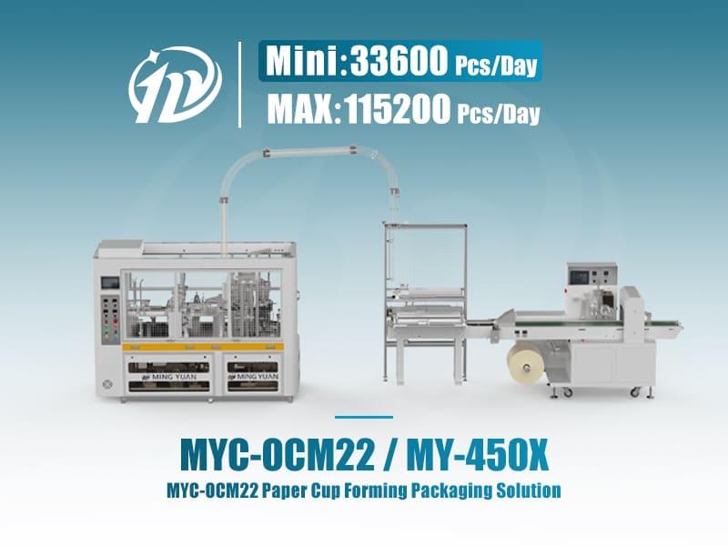 Paper Cup Forming Machine with Packaging Production Line