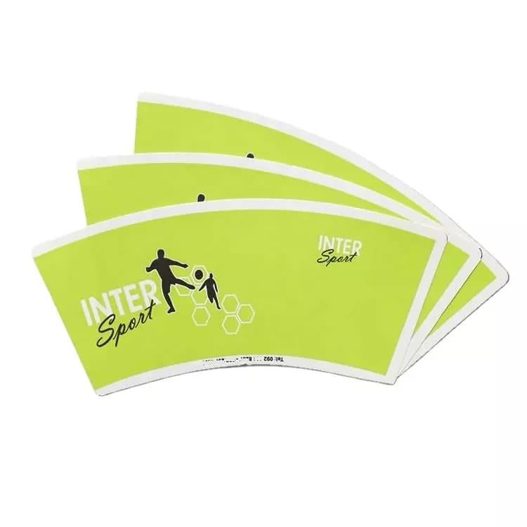 Printing Paper Cup Raw Material Custom Logo Design and Paper Cup Fans & Bottom Paper