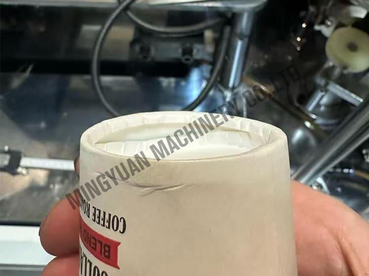 Scratches appear near the outside of the bottom