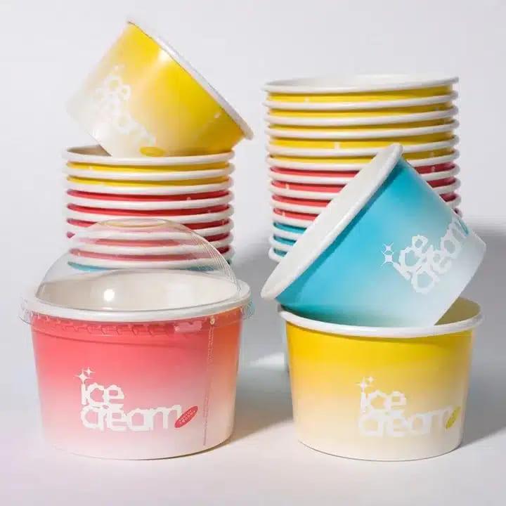 Eco-Friendly Ice Cream Cup for Sustainable Packaging