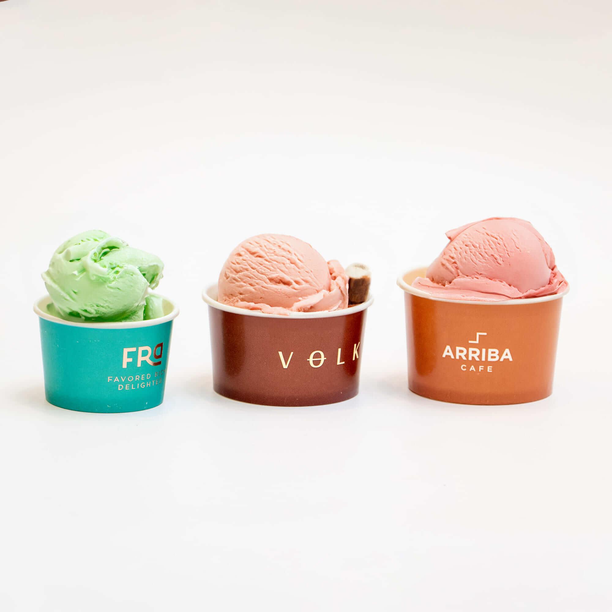 Stylish Printed Ice Cream Cup for Trendy Outlets