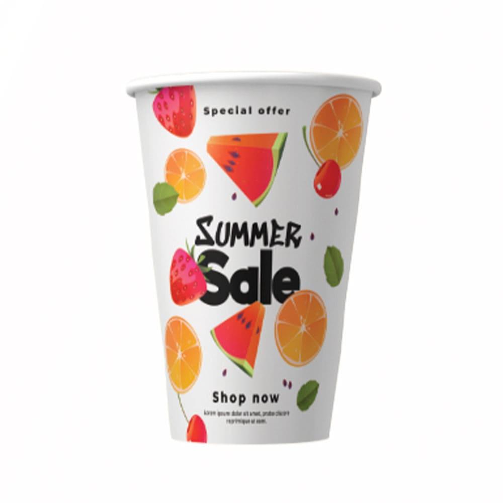 Paper Juice Cup with Strong Leakproof Performance