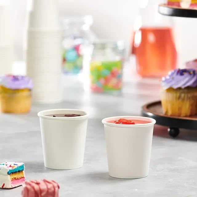 Sample Paper Cup with Leak-Resistant Design