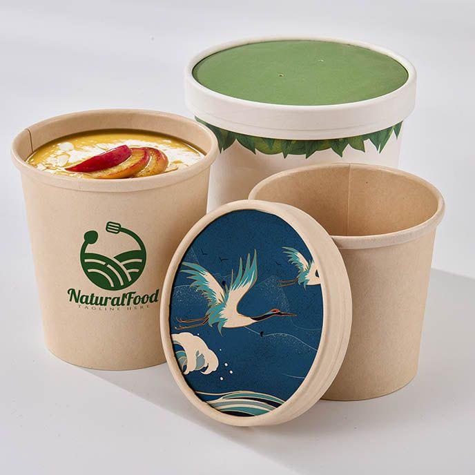 Disposable Soup Paper Cup for Catering Events