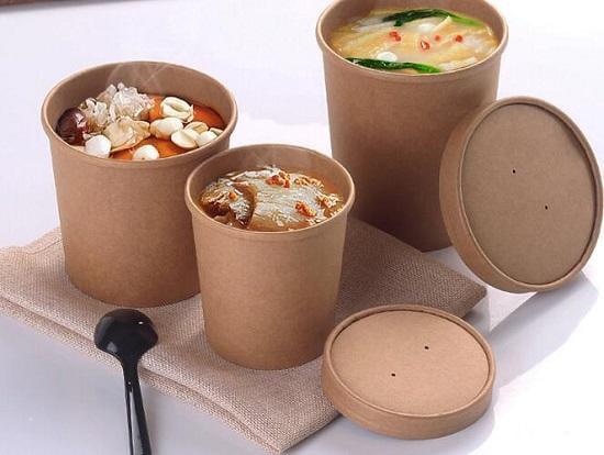 Leakproof Soup Paper Cup for Food Delivery