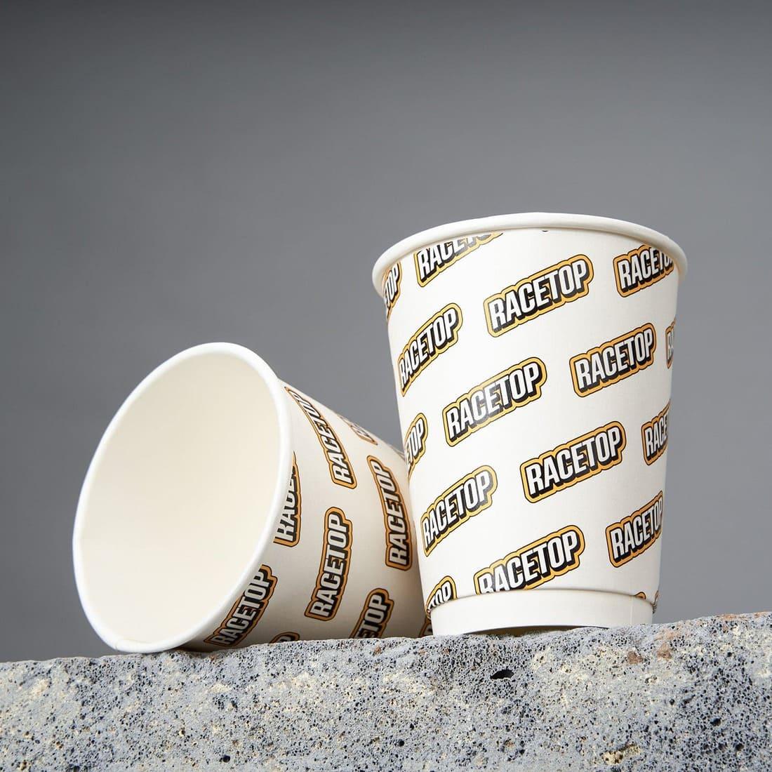 Double Wall Paper Cup with Eco-Friendly Material