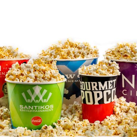 Disposable Popcorn Bucket for Cinema Use