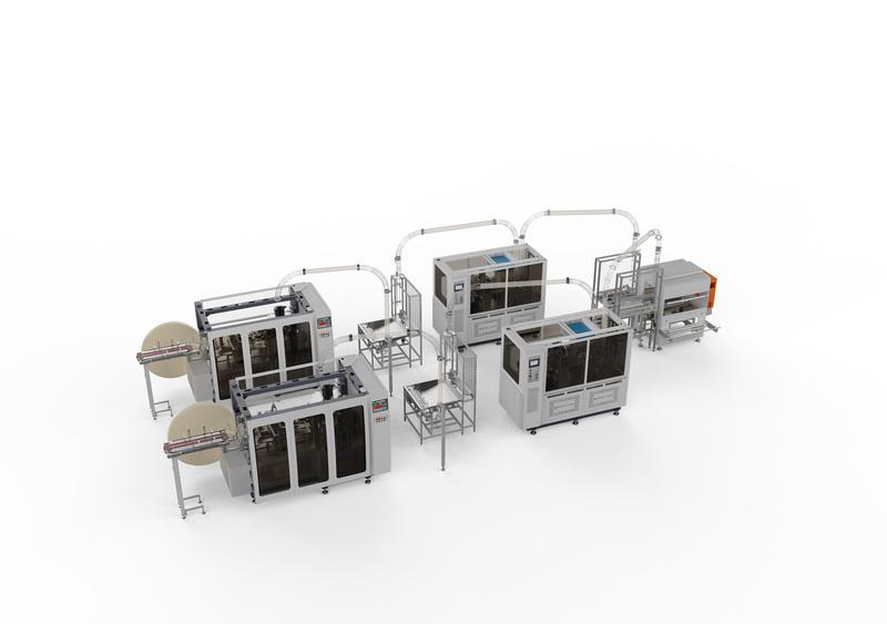 Paper cup forming machine