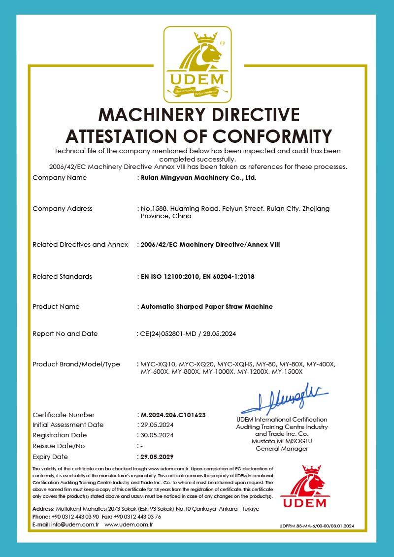 Aufomatic $harped Paper $traw Machine