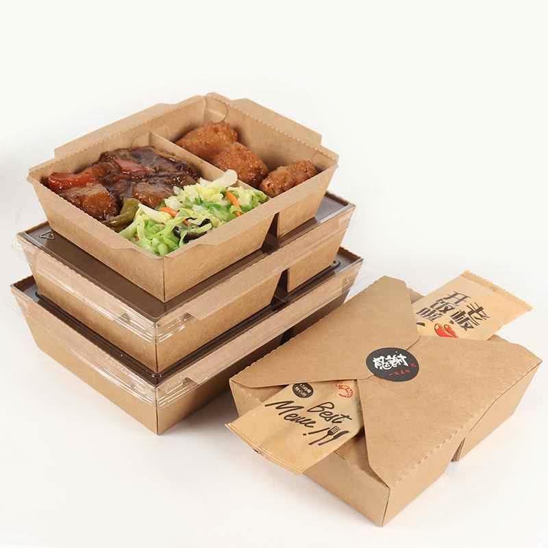 Two Compartments PE Coated Paper lunch Box Machine