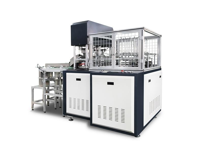 Double StationAutomatic Octagonal Lunch Box Forming Machine