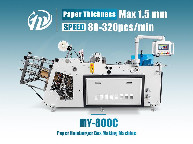MY-800C Paper Hamburger Box Making Machine