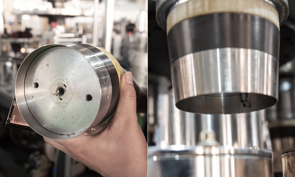 Skeleton bottom mold