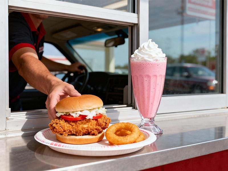 Disposable fast food paper plates – light and durable