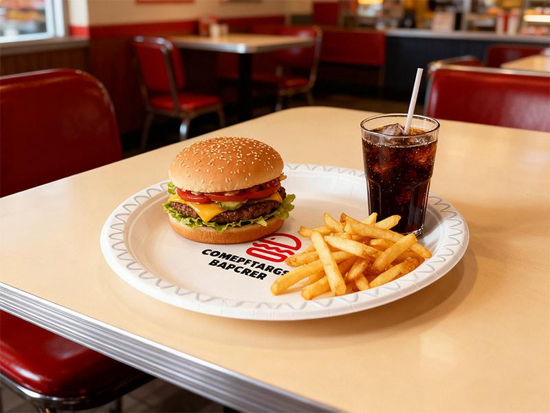 Special baking paper tray - high temperature resistant design