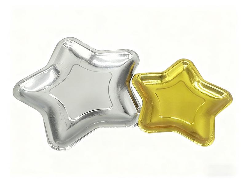 Special-shaped embossed paper plates