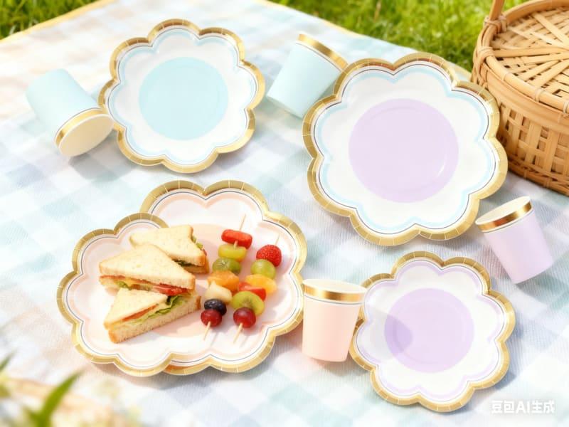 Customized LOGO shaped paper plate