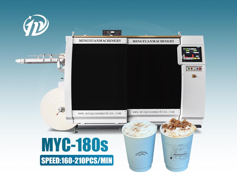 MYC-180S High Speed Paper Milk Tea Cup Machine