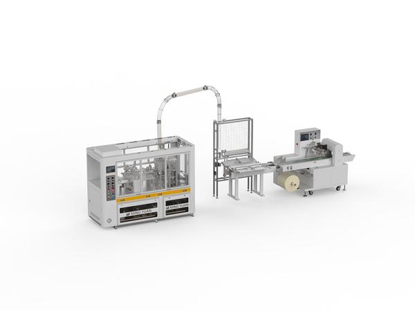 MYC-OCM22 paper cup machine connect MY-450X packaging machine connecting solution