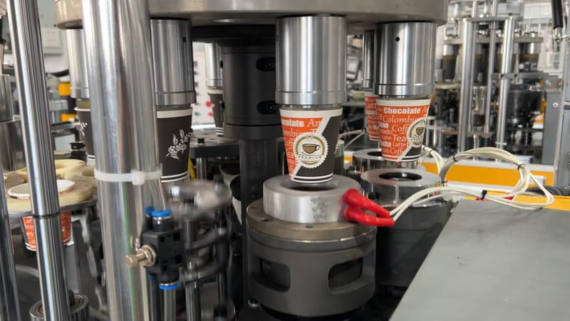 MYC-OCM12 Intelligent model Paper Cup Machine Running Video