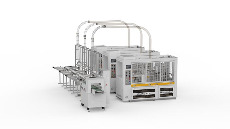 خط تعبئة الأكواب الورقية