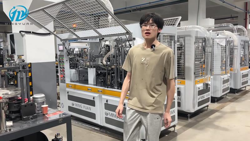 Introduce to 7oz coffee cup production solution-MYC-OCM12 in Serbia