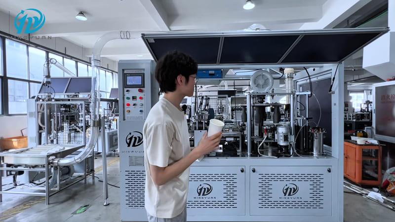 Introduce to Vietnam Customer Case – 16oz & 22oz Double Wall Milk Tea Cup Production Line