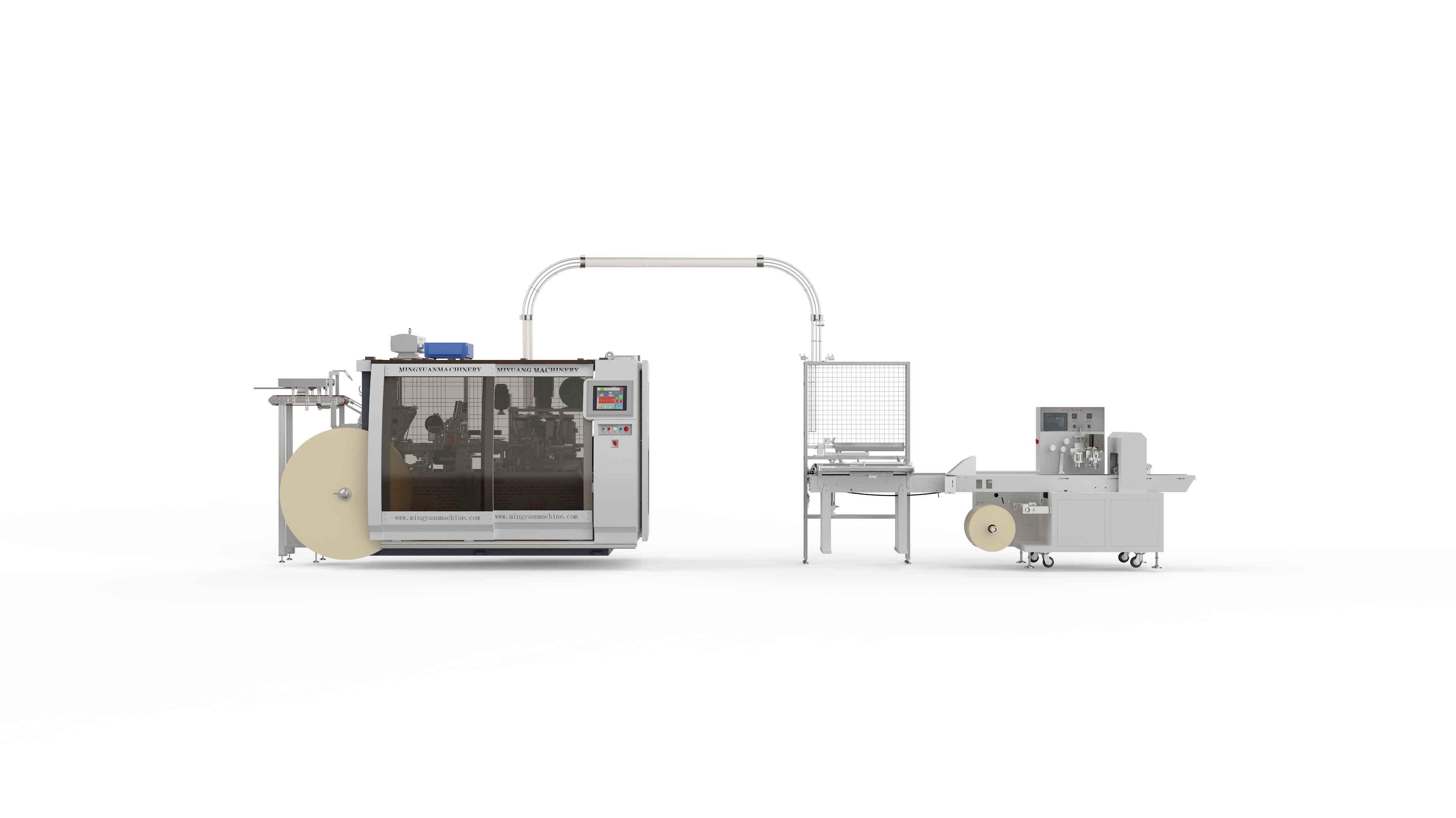 MYC-160SM Paper Cup Machine and MY-450X Packing Machine Solution In Azerbaijan