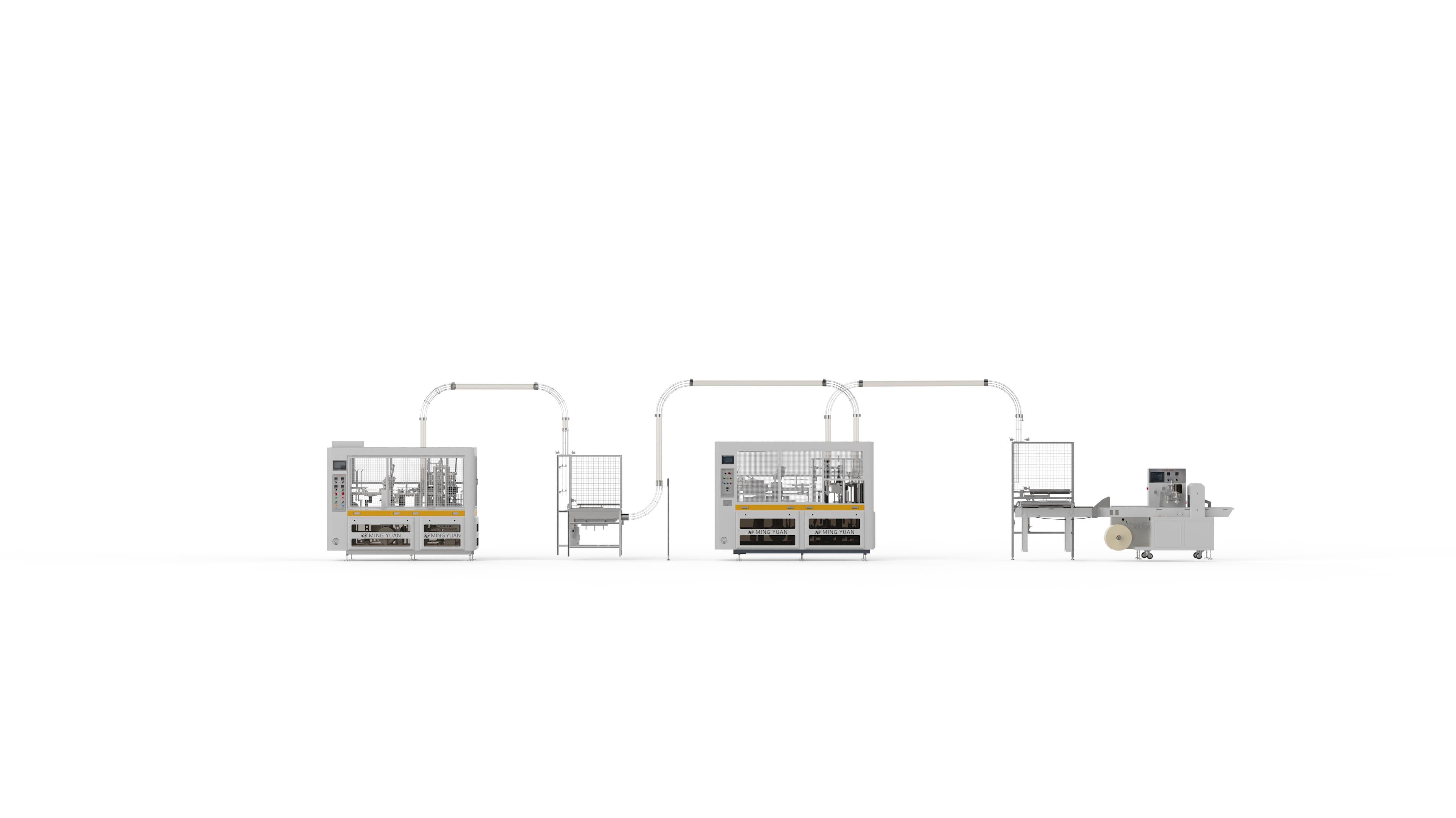 Introduce to OCM12 Paper Cup Machine and DW100 Paper Cup Sleeve Machine with Packing Solution In Australian