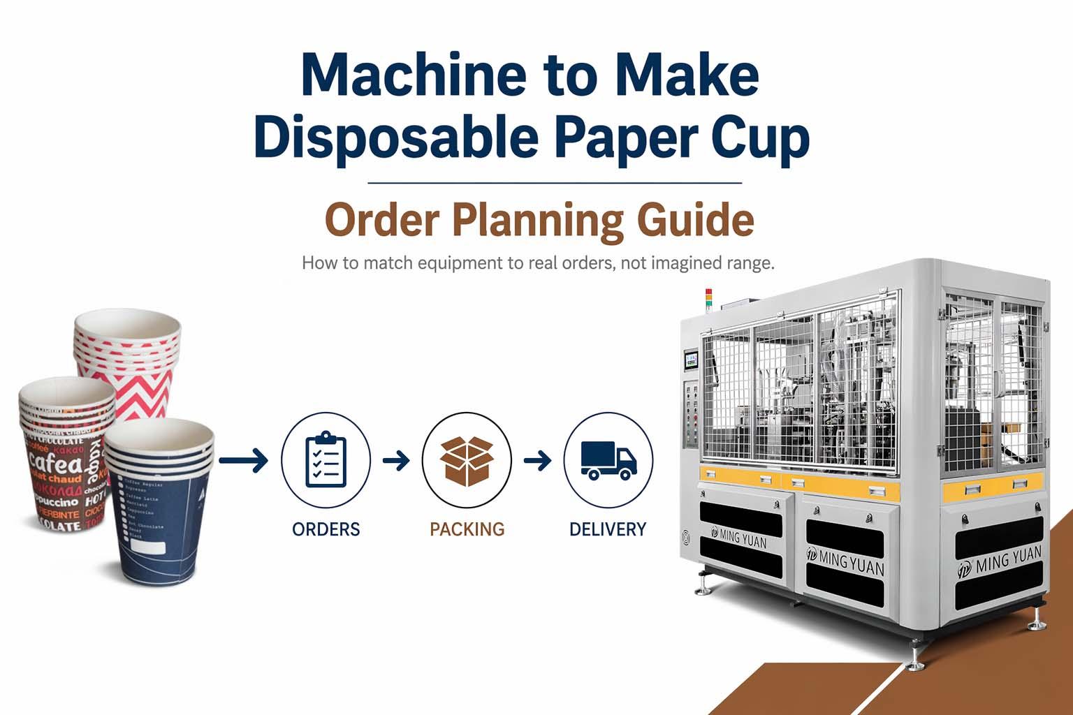 Machine To Make Disposable Paper Cup Order Planning