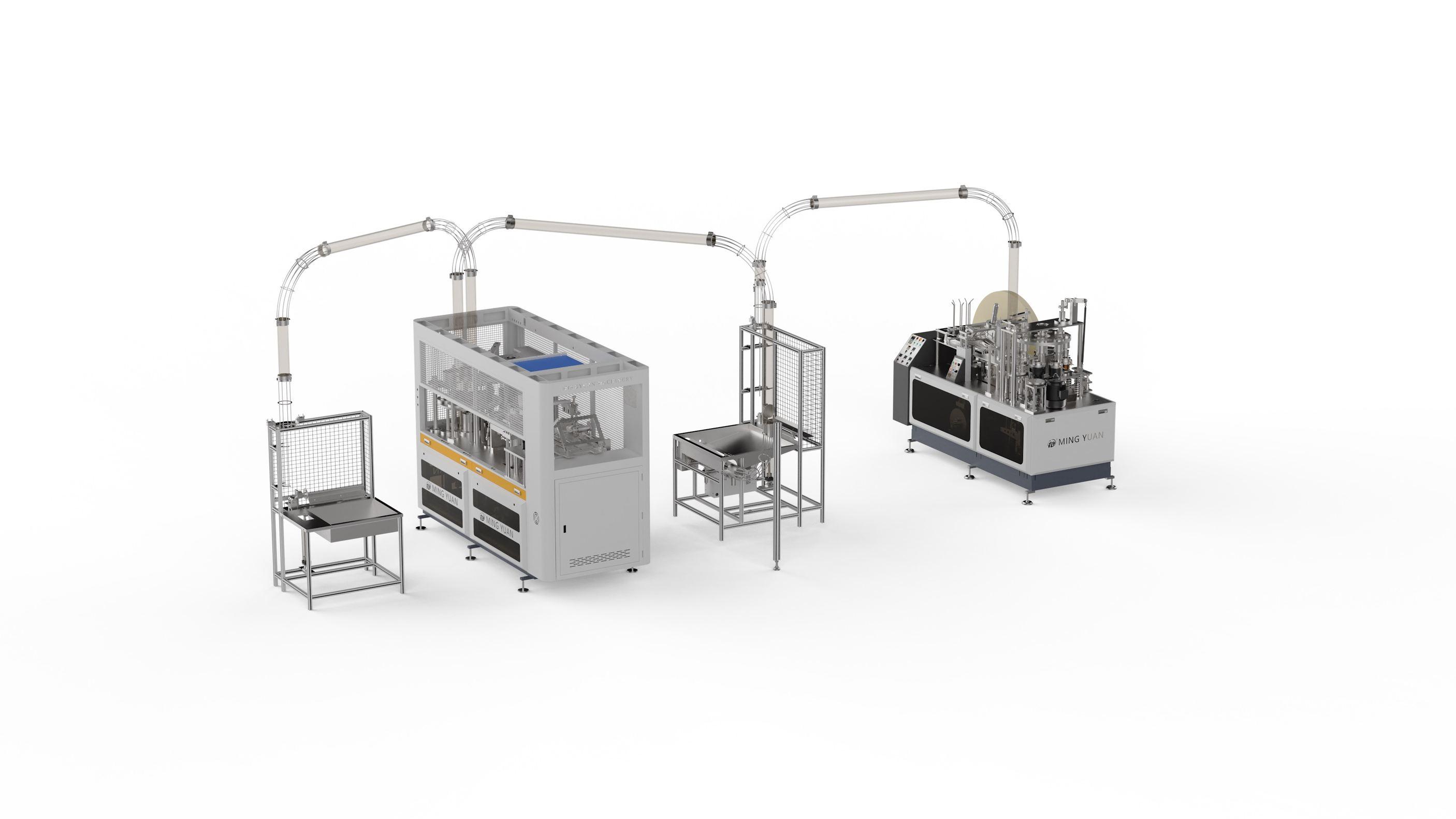 From Printing to Cup Forming 6 oz Double Wall Paper Cup Complete  Production Line in Syria